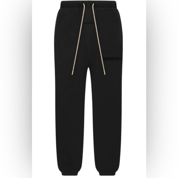 Essentials Jet Black Pant size XL nwt and bag